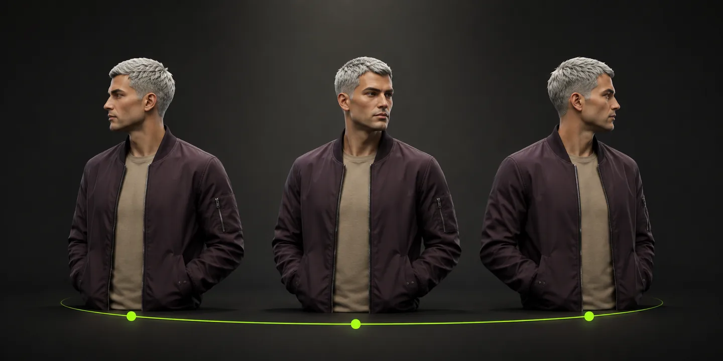 Orientation options for character motion control videos